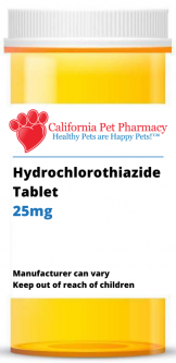 Hydrochlorothiazide 25mg PER TABLET