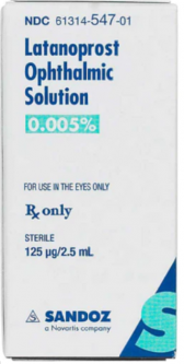 Latanoprost Ophthalmic Solution 0.005% 2.5 mL