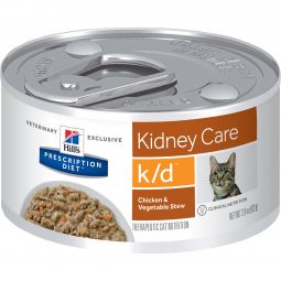 Hill's Prescription Diet k/d Chicken/Veggie (Cat) 2.9oz 24pk