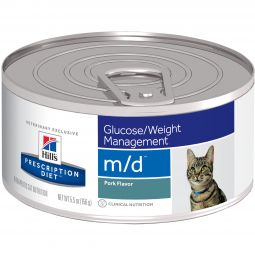 Hill's Prescription Diet m/d Pork Cat Food 5.5 oz 24 pk