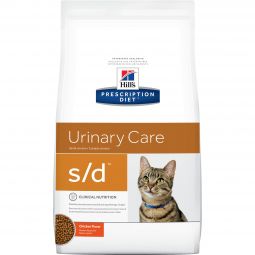 Hill's Prescription s/d Chicken Flavor Dry Cat Food 4lb bag