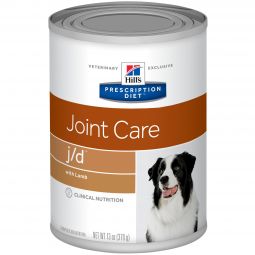 Hill's Prescription Diet j/d Lamb Canned Dog Food 13oz 12pk