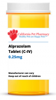 Alprazolam 0.25mg PER TABLET