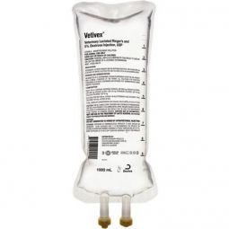 Vetivex Veterinary Lactated Ringer's and Dextrose 5% (1000 mL)