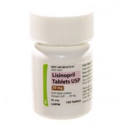 Lisinopril 20 mg PER TABLET