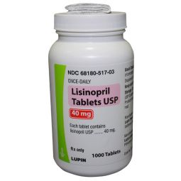 Lisinopril 40 mg PER TABLET