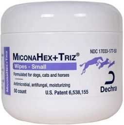 MiconaHex+Triz Wipes 50 Count