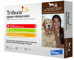 Trifexis 60.1-120lbs 1 Month Supply