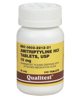 Amitriptyline HCl 10 mg PER TABLET