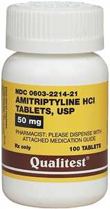 Amitriptyline HCl 50 mg PER TABLET