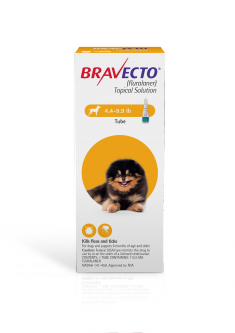 Bravecto Topical Solution for Dogs 4.4 - 9.9 lbs (1 Dose)