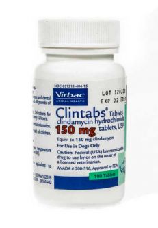 CLINTABS (clindamycin hydrochloride) Tablets 150mg 100ct