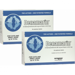 Denamarin for Cats & Small Dogs up to 12lbs 30 Tabs (2 Pack)