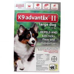 K9 ADVANTIX II Red for dogs 21-55 lbs 6 Pack