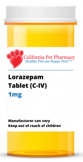 Lorazepam 1mg PER TABLET