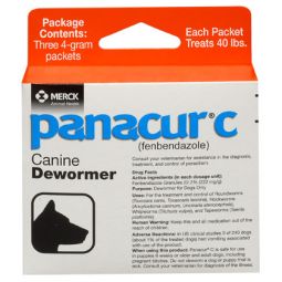 Panacur C 4g- 3 Packets