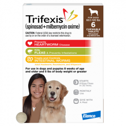 Trifexis For Dogs 60.1-120lbs 6 Month