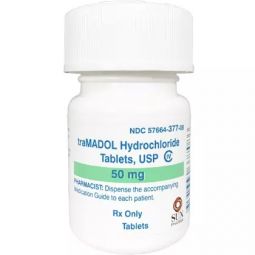 Tramadol 50 mg PER TABLET (Elongated Tablet)