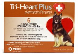 Tri-Heart Plus For Dogs 51-100lbs 6 Month